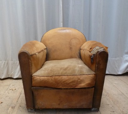 fauteuil 30 rond cuir 1